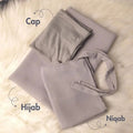 Matching Hijab + Niqab + Cap Set